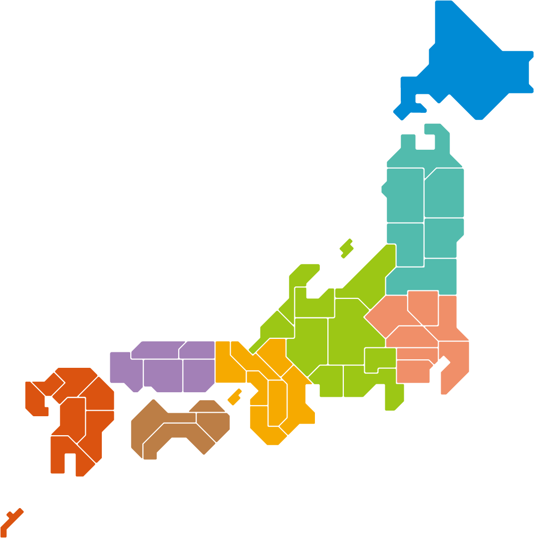 日本エリアマップ